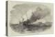 Burning of a Turkish Ship-Of-War, Off Eupatoria-null-Premier Image Canvas