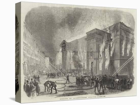 Burning of Covent-Garden Theatre-null-Premier Image Canvas