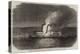 Burning of the American River Steamer Isaac Newton on Her Way from New York to Albany-null-Premier Image Canvas