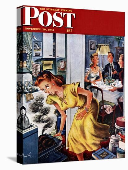 "Burnt Turkey," Saturday Evening Post Cover, November 29, 1947-Constantin Alajalov-Premier Image Canvas