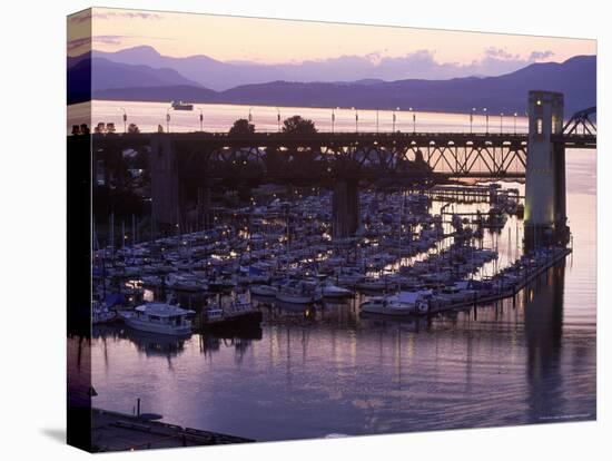 Burrard Bridge, Dusk, Vancouver, BC, Canada-Mark Gibson-Premier Image Canvas