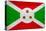 Burundi Flag Design with Wood Patterning - Flags of the World Series-Philippe Hugonnard-Stretched Canvas