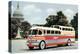 Bus in Front of Capitol Building-null-Stretched Canvas