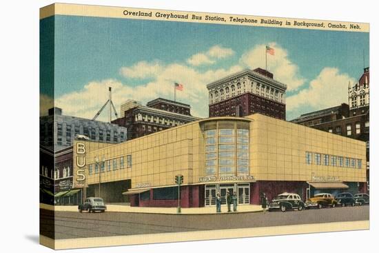 Bus Station, Omaha, Nebraska-null-Stretched Canvas