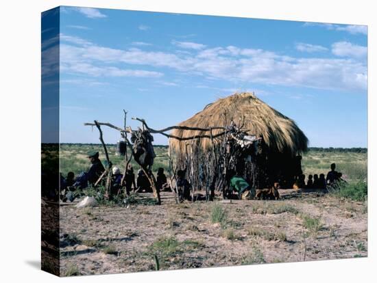 Bushmen, Kalahari, Botswana, Africa-Robin Hanbury-tenison-Premier Image Canvas