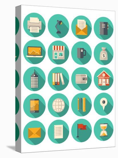 Business and Finance Modern Icons Set-bloomua-Stretched Canvas