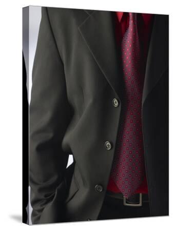 red shirt and tie set