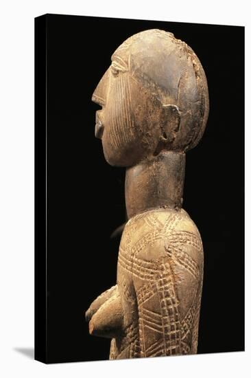 Bust of Carved Wood Sculpture, Nuna Tribal Art, Leo Region, Burkina Faso, 18th Century, Detail-null-Premier Image Canvas