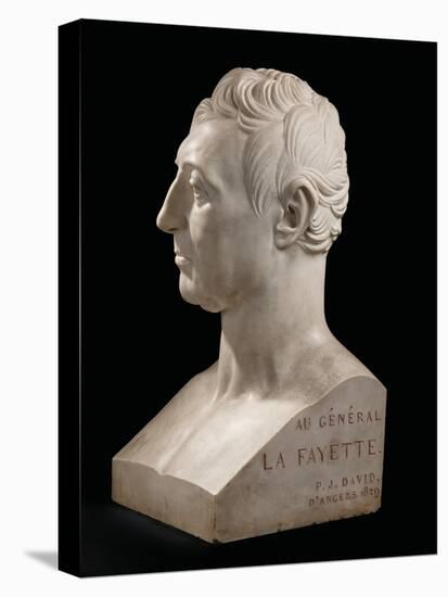 Bust of Marie-Joseph-Gilbert Du Motier, Marquis De La Fayette (1757-1834), 1829 (Marble)-Pierre Jean David d'Angers-Premier Image Canvas