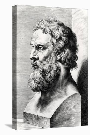 Bust of Plato (circa 427-circa 348 BC) Engraved by Lucas Emil Vorsterman (1595-1675)-Peter Paul Rubens-Premier Image Canvas