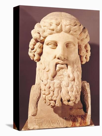 Bust of Plato (circa 428-circa 348 BC)-null-Premier Image Canvas