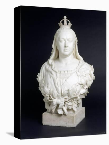 Bust of Queen Victoria in Marble, c.1888-Edward Gleichen-Premier Image Canvas