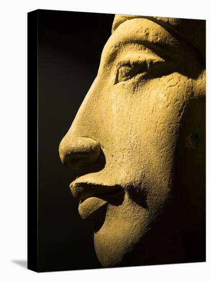 Bust of the 18th Dynasty Pharoah Akhenaten in the National Museum in Alexandria, Egypt-Julian Love-Premier Image Canvas