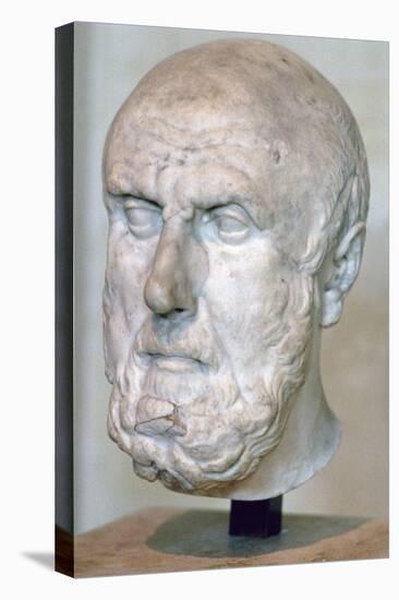 Bust of the Greek philosopher Chrysippus. Artist: Unknown-Unknown-Premier Image Canvas