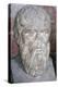 Bust of the Greek philosopher Plato, 4th century BC. Artist: Unknown-Unknown-Premier Image Canvas