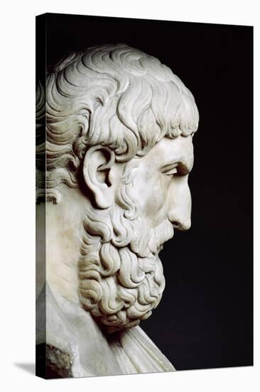 Bust Sculpture of Epicurus-null-Premier Image Canvas