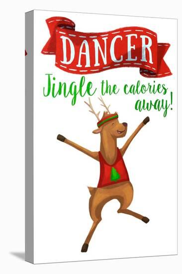 Busy Reindeer II-Sd Graphics Studio-Stretched Canvas