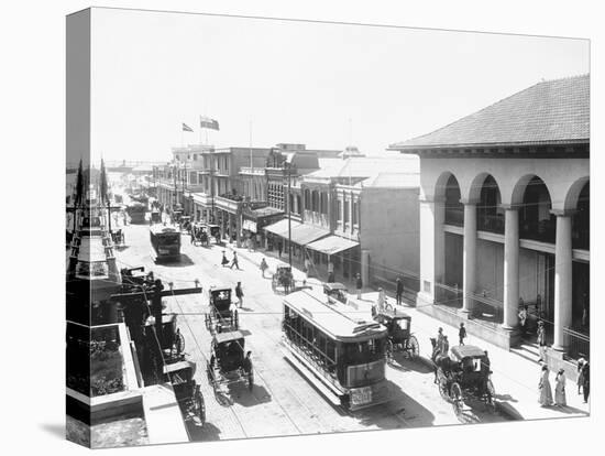 Busy Street in Kingston-null-Premier Image Canvas