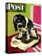 "Butch Weighs In," Saturday Evening Post Cover, September 1, 1945-Albert Staehle-Premier Image Canvas