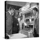 Butcher from Danish Bacon Giving a Demonstration, Kilnhurst, South Yorkshire, 1961-Michael Walters-Stretched Canvas