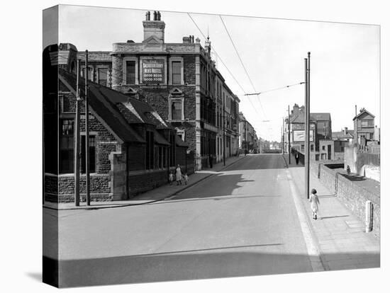 Bute Street, Cardiff, 13th April 1952-Stephens-Premier Image Canvas