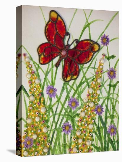 Butterflies, Red and Yellow, 2016-Pat Scott-Premier Image Canvas