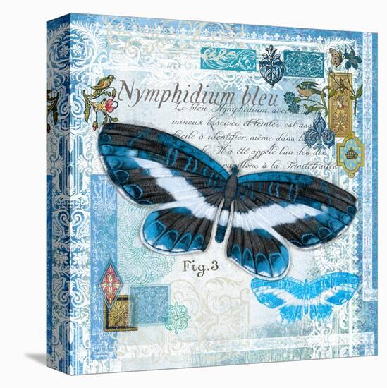 Butterfly Artifact Blue-Alan Hopfensperger-Stretched Canvas