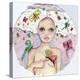 Butterfly Girl-Wyanne-Premier Image Canvas