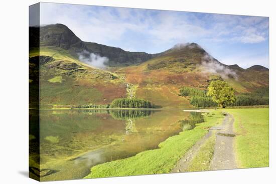 Buttermere Lake, Lake District National Park, Cumbria, England, United Kingdom, Europe-Markus Lange-Premier Image Canvas