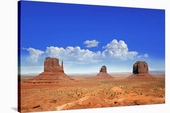 Buttes of Monument Valley Utah-null-Stretched Canvas