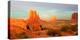 Buttes Rock Formations at Monument Valley, Utah-Arizona Border, USA-null-Stretched Canvas