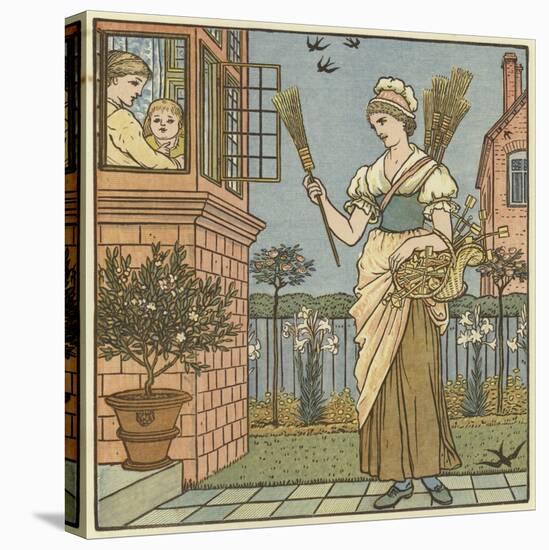 Buy a Broom-Walter Crane-Premier Image Canvas