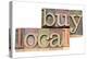 Buy Local-PixelsAway-Stretched Canvas