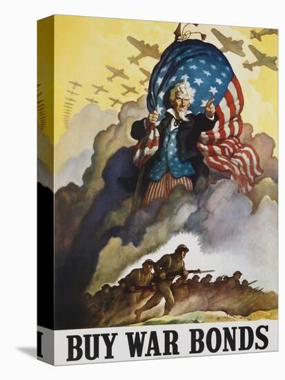 Buy War Bonds Poster-null-Premier Image Canvas