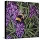 Buzz - Bumble Bee on Lavender-Kirstie Adamson-Premier Image Canvas