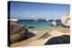 Bvi, Virgin Gorda, the Baths NP, Coastal Beach and Sail Boats-Trish Drury-Premier Image Canvas