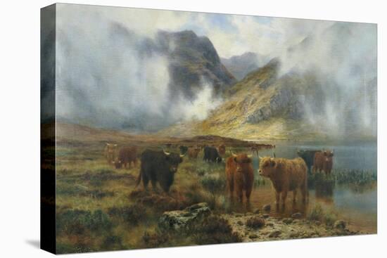 By Loch Treachlan, Glencoe, Morning Mists, 1907-Louis Bosworth Hurt-Premier Image Canvas