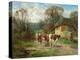 By the Barn-Charles James Adams-Premier Image Canvas