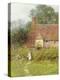 By the Cottage Gate-Helen Allingham-Premier Image Canvas