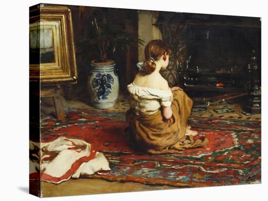 By the Fireside, 1878-Frank Holl-Premier Image Canvas