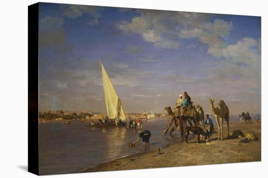 By the Nile-L?on Adolphe Auguste Belly-Premier Image Canvas