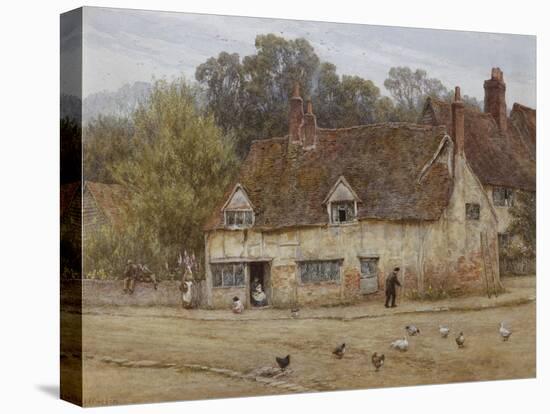 By the Old Cottage-Helen Allingham-Premier Image Canvas