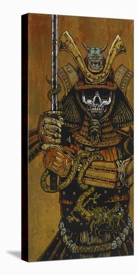 By the Sword of the the Samurai-David Lozeau-Stretched Canvas