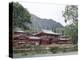 Byodo-In Temple, Buddhist Shrine on Windward Coast, Oahu, Hawaiian Islands-Alison Wright-Premier Image Canvas