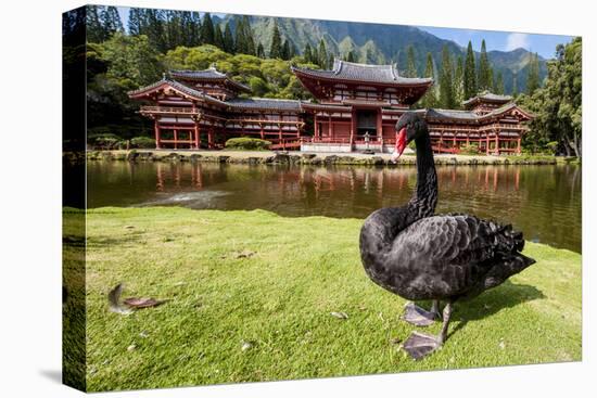 Byodo-In Temple, Valley of the Temples, Kaneohe, Oahu, Hawaii, United States of America, Pacific-Michael DeFreitas-Premier Image Canvas