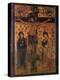 Byzantine icon of the Crucifixion. Artist: Unknown-Unknown-Premier Image Canvas