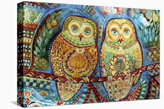 Byzantine Owls-Oxana Zaika-Premier Image Canvas