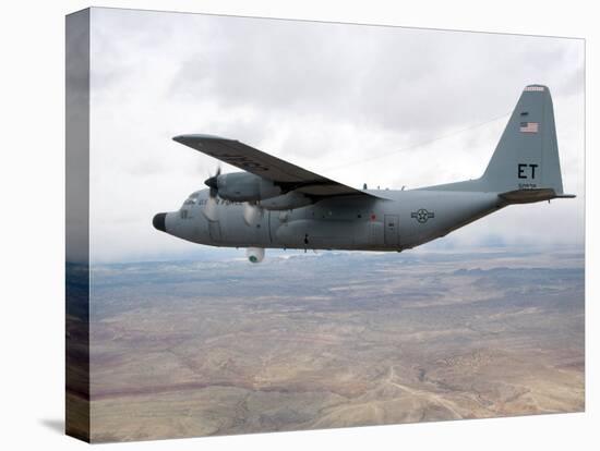 C-130 Hercules Soars Through the Sky-null-Premier Image Canvas