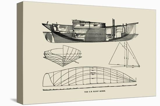 C.B. Sloop Midge-Charles P. Kunhardt-Stretched Canvas