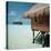 Cabana Raised Above the Ocean-null-Premier Image Canvas